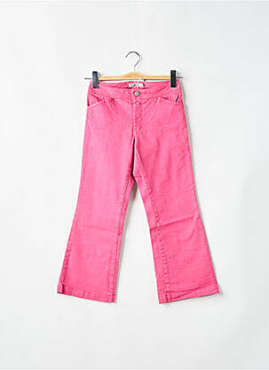 Jeans coupe droite taille normale taille normale rose TEDDY SMITH femme
