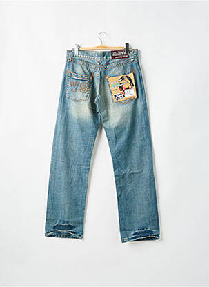 Jeans coupe slim tissage brut taille normale bleu VSCT femme