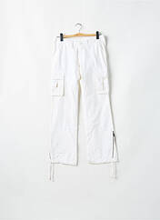 Pantalon cargo blanc TEDDY SMITH pour femme seconde vue