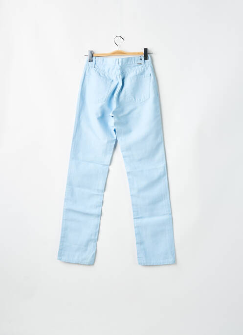 Jeans coupe droite bleu TEDDY SMITH pour femme