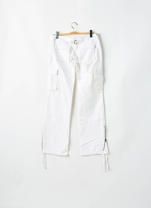 Pantalon cargo blanc TEDDY SMITH pour femme