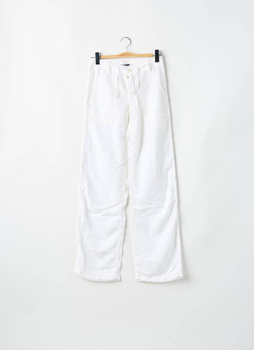 Pantalon droit blanc TEDDY SMITH pour femme