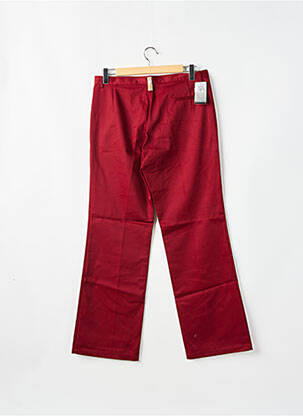 Pantalon chino tissage popeline taille normale rouge FREEMAN T.PORTER homme