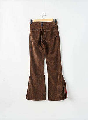 Pantalon flare taille basse taille basse marron FREEMAN T.PORTER femme