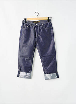 Pantacourt stretch taille basse bleu FREEMAN T.PORTER femme