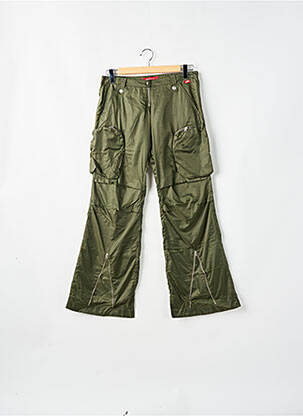 Pantalon flare taille basse taille basse vert MISS SIXTY femme