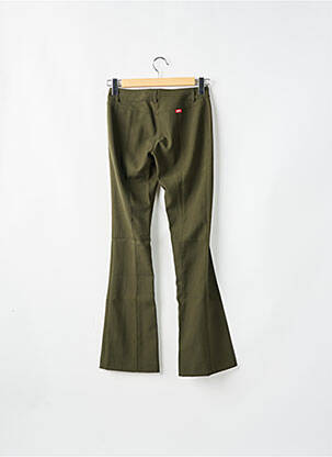 Pantalon flare stretch taille haute vert MISS SIXTY femme