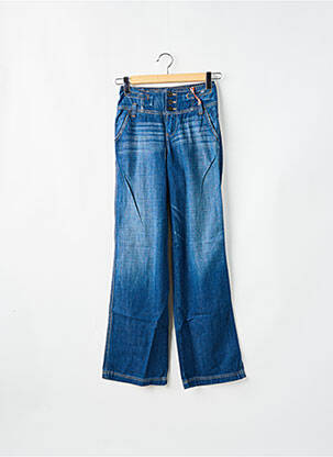 Jeans bootcut tissage brut taille basse bleu PEPE JEANS femme