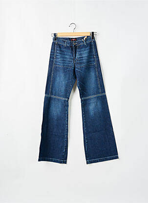 Jeans bootcut tissage brut taille basse bleu REDWOOD femme