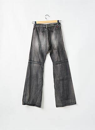 Jeans bootcut tissage brut taille basse gris REDWOOD femme