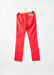 Pantalon slim rouge FREEMAN T.PORTER pour femme seconde vue