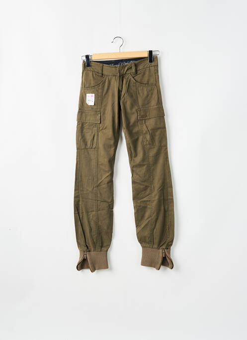 Pantalon cargo vert FREEMAN T.PORTER pour femme