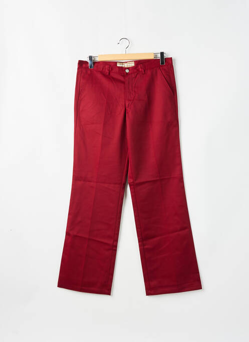 Pantalon chino rouge FREEMAN T.PORTER pour homme