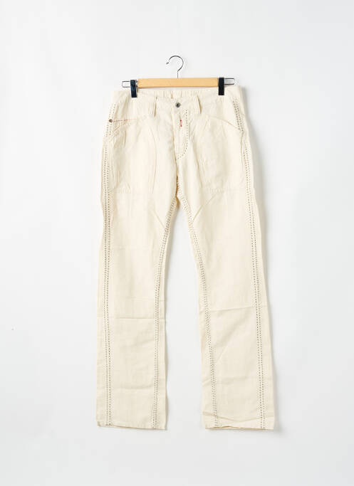 Pantalon droit beige REPLAY pour homme