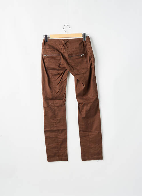 Pantalon slim marron ONLY pour femme