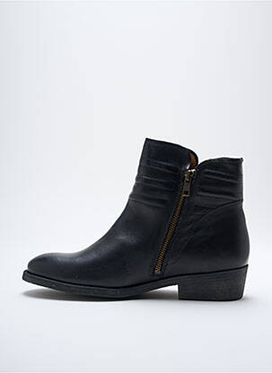 Bottines/boots matière lisse talon plat jusqu'à 3cm noir KICKERS femme