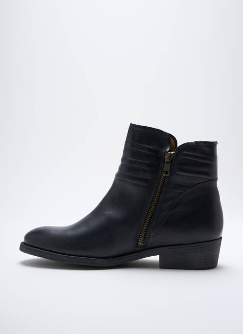 Bottines/boots tissage satiné talon plat jusqu'à 3cm noir KICKERS femme