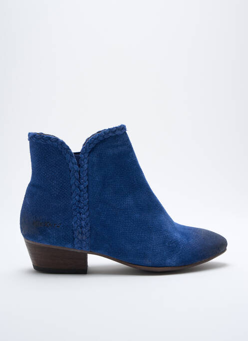 Bottines/Boots bleu KICKERS pour femme