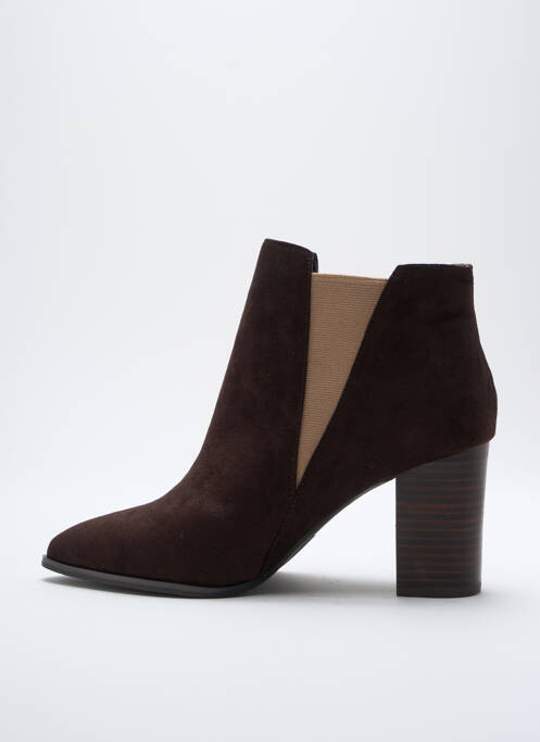 Bottines/Boots marron LES P'TITES BOMBES pour femme
