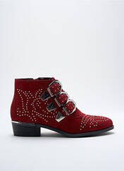 Bottines/Boots rouge BRONX pour femme seconde vue