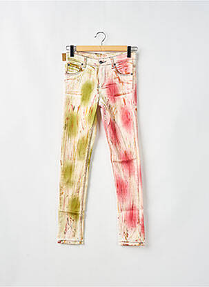 Jeans skinny taille normale taille normale beige CHEAP MONDAY femme