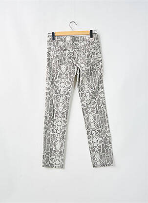 Pantalon droit stretch taille basse gris CIMARRON femme