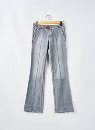 Jean coupe flare taille basse taille basse gris CIMARRON femme