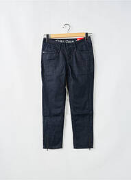 Jeans coupe slim tissage brut taille normale bleu ESPRIT femme