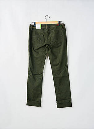 Jeans coupe slim stretch taille normale vert ESPRIT femme