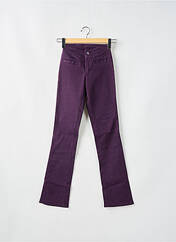 Pantalon droit violet CIMARRON pour femme seconde vue