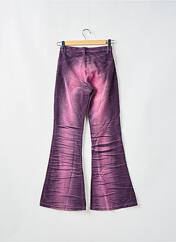 Pantalon flare violet BE YOU K pour femme seconde vue