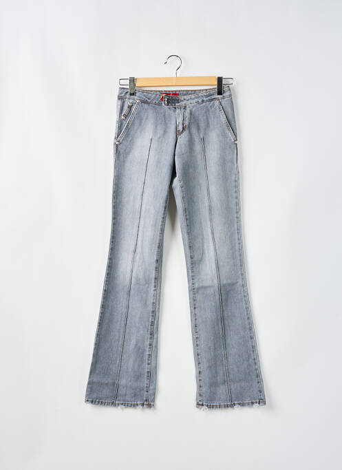 Jean coupe flare taille basse taille basse gris CIMARRON femme