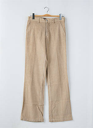 Pantalon flare tissage velours beige FREEMAN T.PORTER femme