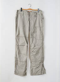 Pantalon cargo coupe droite vert FREEMAN T.PORTER femme