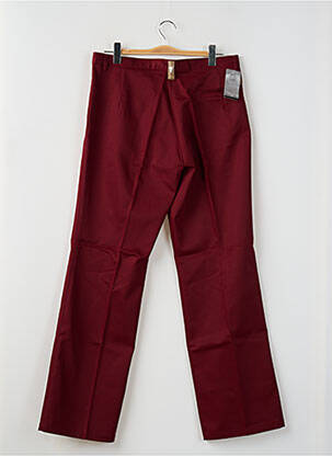 Pantalon chino tissage popeline taille normale rouge FREEMAN T.PORTER homme