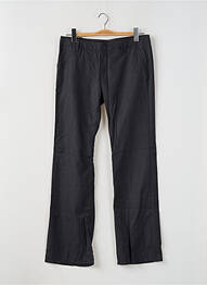 Pantalon droit fermeture zippée sous rabat boutonné taille normale gris FREEMAN T.PORTER femme