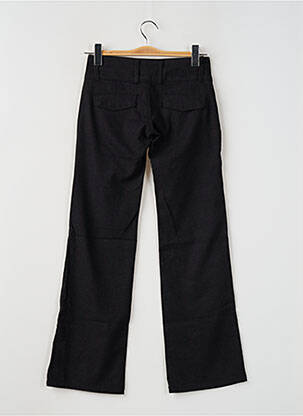 Pantalon droit fermeture zippée sous rabat avec crochet gris FREEMAN T.PORTER femme