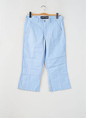 Pantacourt coupe droite bleu FREEMAN T.PORTER femme
