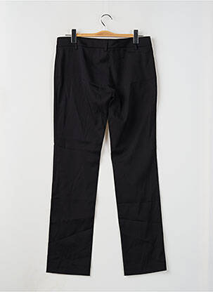 Pantalon droit fermeture zippée sous rabat boutonné noir GUESS femme