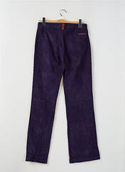 Pantalon droit violet FREEMAN T.PORTER pour femme seconde vue