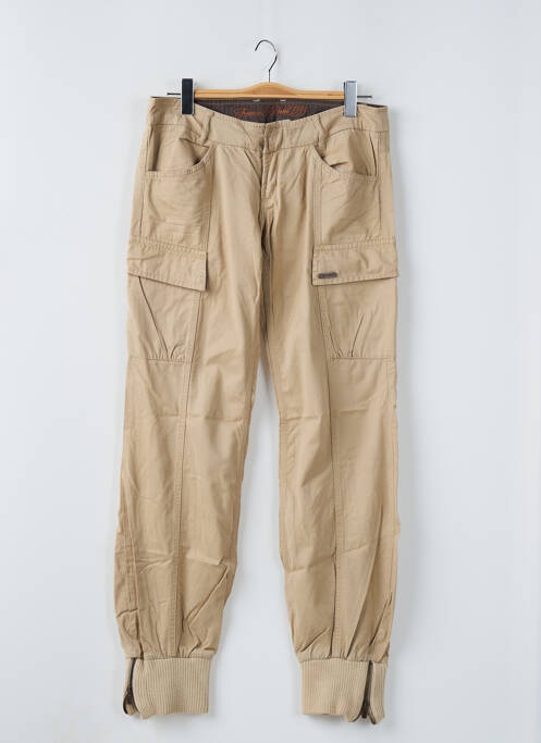 Pantalon cargo beige FREEMAN T.PORTER pour femme