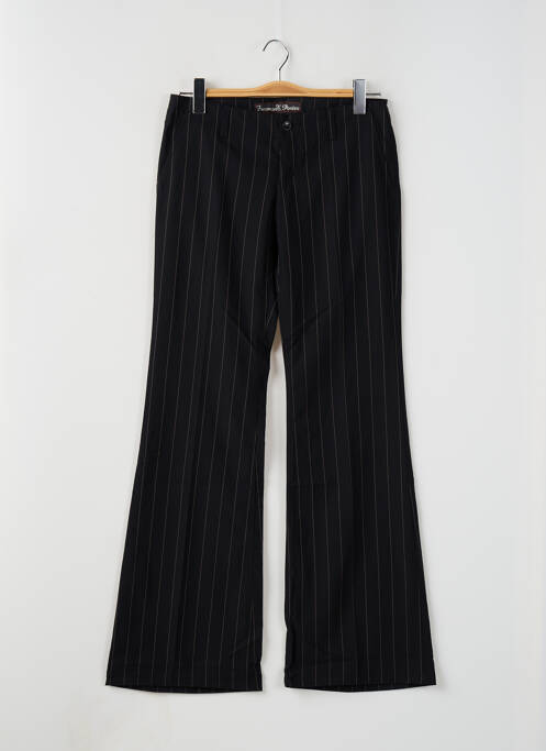 Pantalon droit noir FREEMAN T.PORTER pour femme