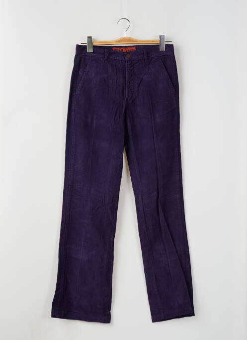 Pantalon droit violet FREEMAN T.PORTER pour femme