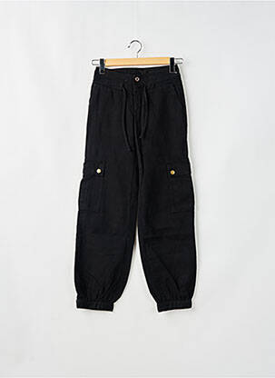Pantalon cargo poches taille normale noir LA BRIGADA INTERNACIONAL femme