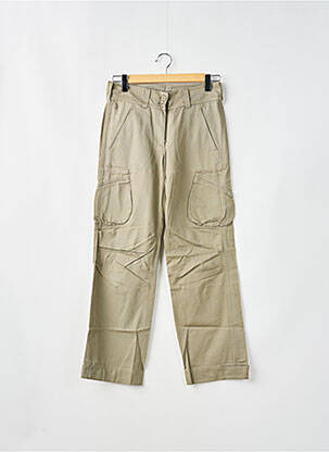 Pantalon cargo coupe droite taille normale vert LADY SOUL femme