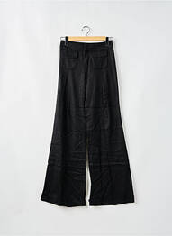 Pantalon large fermeture zippée sous rabat avec crochet taille haute noir MISS SIXTY femme