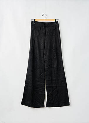 Pantalon large fermeture zippée sous rabat avec crochet taille haute noir MISS SIXTY femme