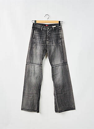 Jeans coupe large taille normale taille normale gris RWD femme