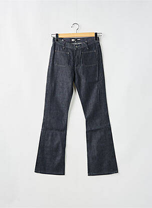 Jean coupe flare taille haute taille haute bleu RWD femme