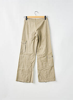 Pantalon large poches taille normale beige RWD femme